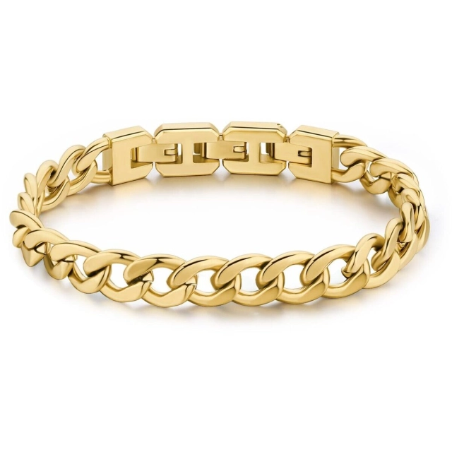 Brosway Bracciale Brosway a catena in acciaio316L gold BIK97