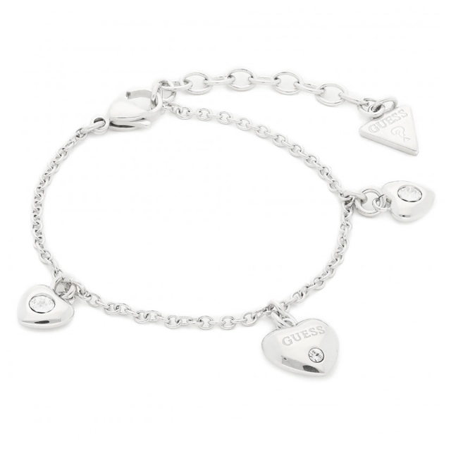 Guess Bracciale cuore Guess in acciaio JUBB70/037JW