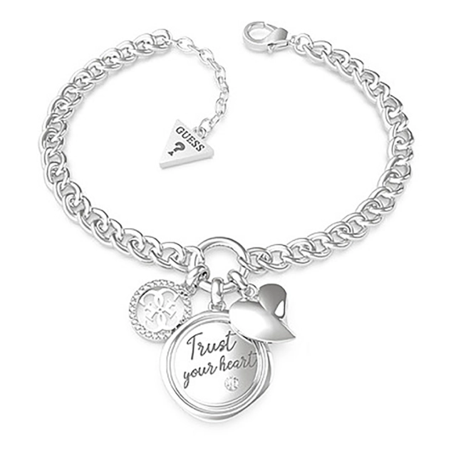 Guess Bracciale cuore Guess in acciaio  JUBB70/047JW