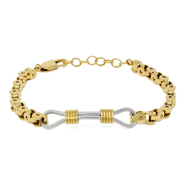 Sognami Bracciale Sognami Uomo in acciaio316L color oro SUBR045