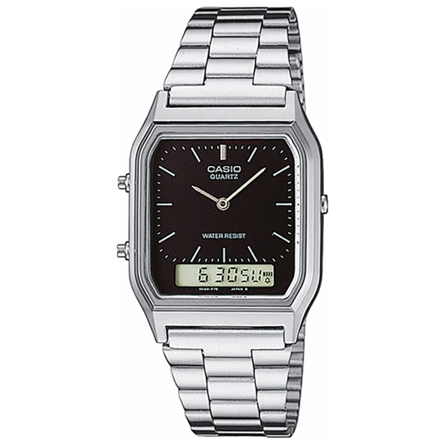 Casio Orologio Casio solo tempo digitale in res. e acc. AQ-230A-1DMQYES