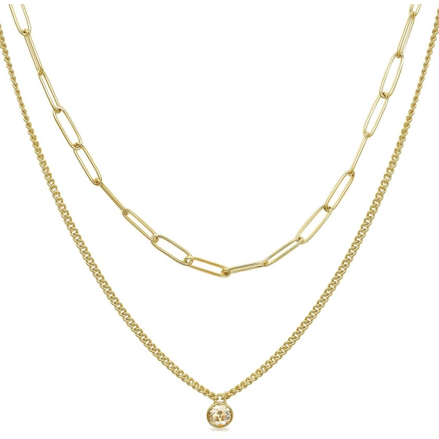 Brosway Collana Brosway in acciaio gold e crist. Swarovski BGO03