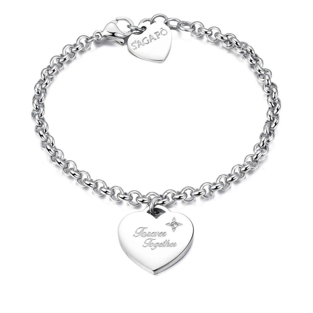 S'agapò bracciale donna gioielli Sagapò Be My Always SBM16