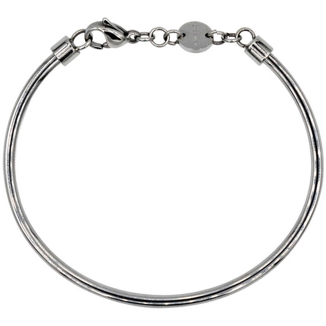 Brosway Base bracciale rigido in acciaio 316L silver BBR45