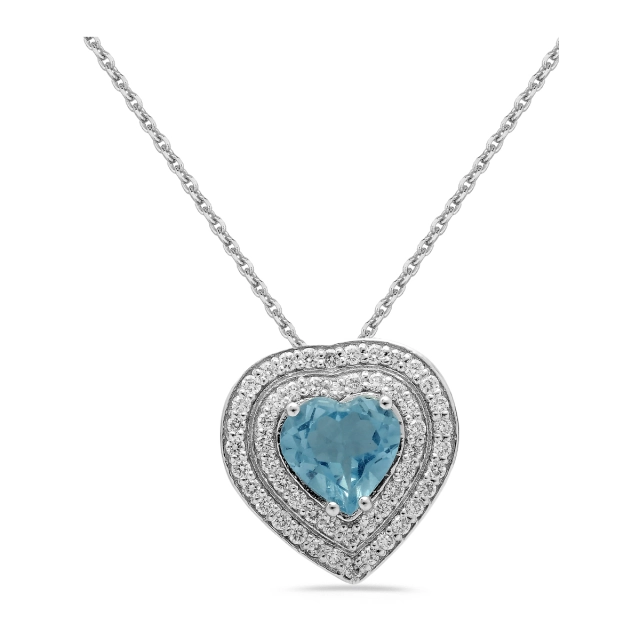 Eureka Future Diamonds Collana oro 9Kt a cuore lab grown diamond Eureka GIR017AM-9K/0