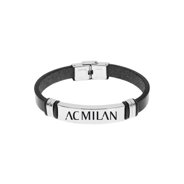 Lowell Bracciale uomo pelle Lowell Gioielli Squadre Milan B-MB009ULN