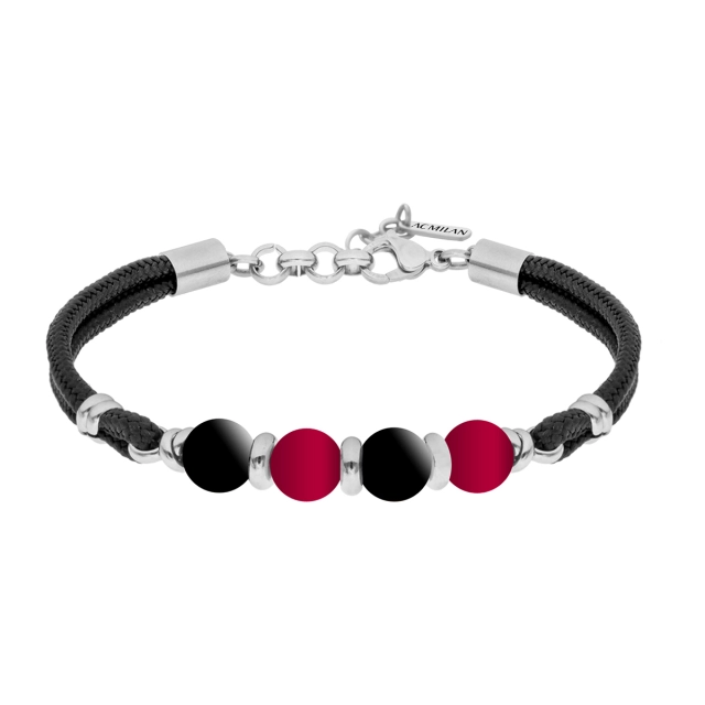 Lowell Bracciale uomo Lowell Gioielli Squadre Milan B-MB006UPR