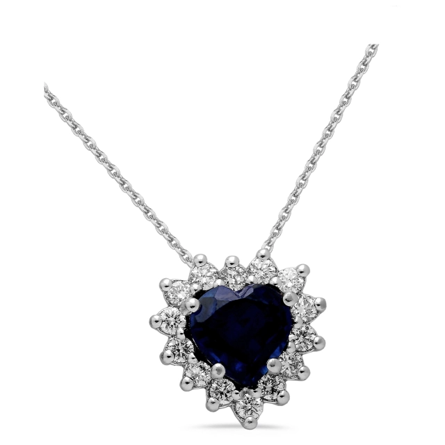 Eureka Future Diamonds Collana oro 9Kt con cuore lab grown diamond Eureka GIR016Z-9K/G2