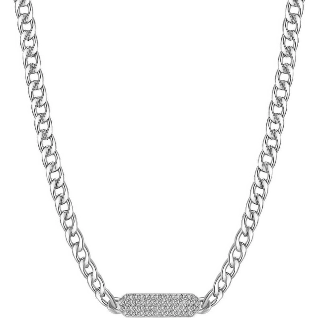 Brosway Collana Brosway a catena in acciaio316L silver BYM99