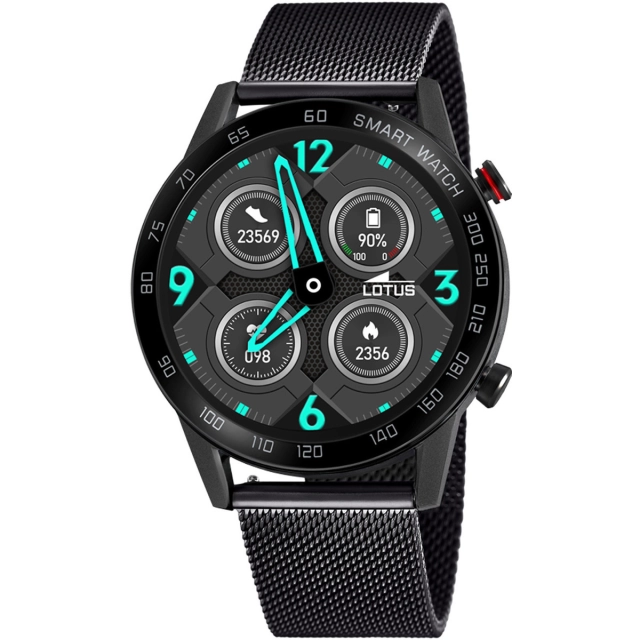 Lotus Orologio SmarTime Lotus in acciaio316L black 50018/1