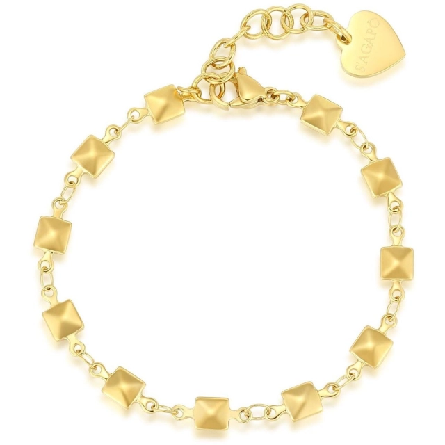 S'agapò Bracciale Sagapò Chunky in acciaio316L SHK32