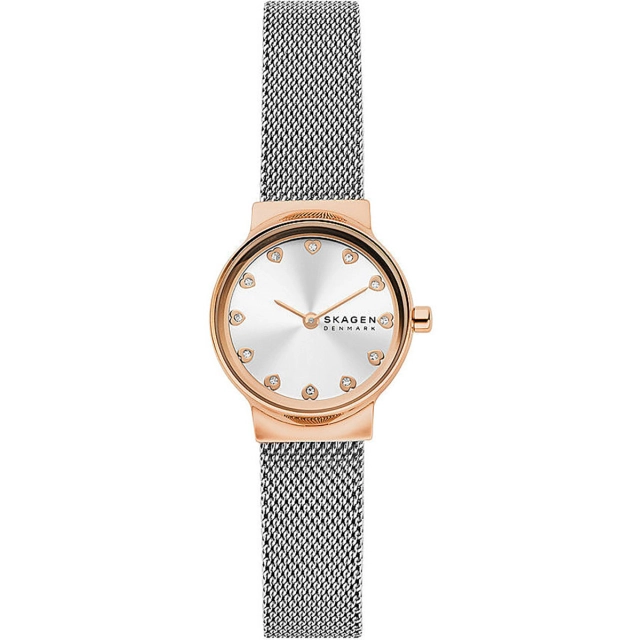 Skagen Orologio solo tempo Skagen in acciaio e pietre SKW3025