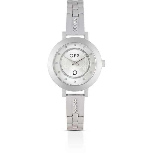 Ops Orologio analogico Ops in acciaio silver OPSPW-860