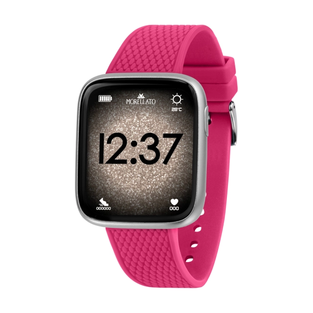 Morellato Smartwatch Morellato in acciaio e silicone fucsia R0151167501