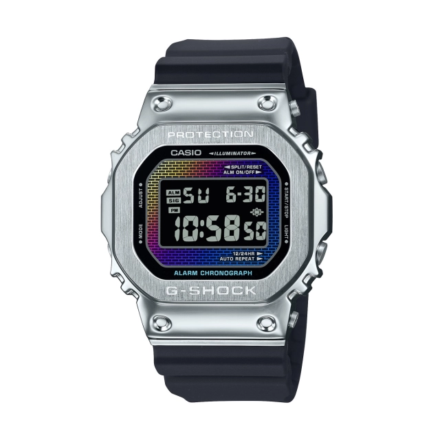 Casio CASIO G-SHOCK Mod. THE ORIGIN METAL COVERED -  RAINBOW BRICK WALL SERIE