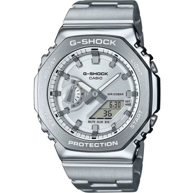 Casio CASIO G-SHOCK Oak G-STEEL Classic Silver - Orologio Uomo