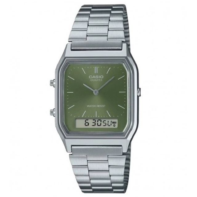 Casio Collection & Vintage CASIO VINTAGE Mod. EDGY COLLECTION SUNRAY DIAL - GREEN MOSS