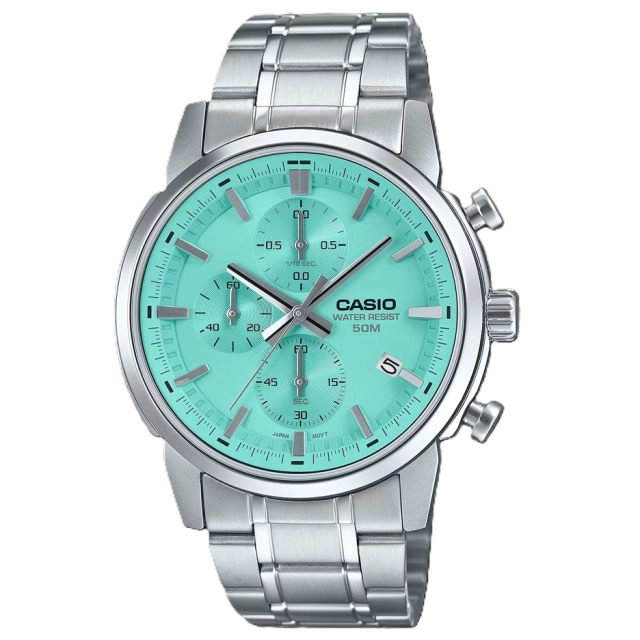 Casio CASIO COLLECTION Mod. CHRONO DATE - AQUA GREEN