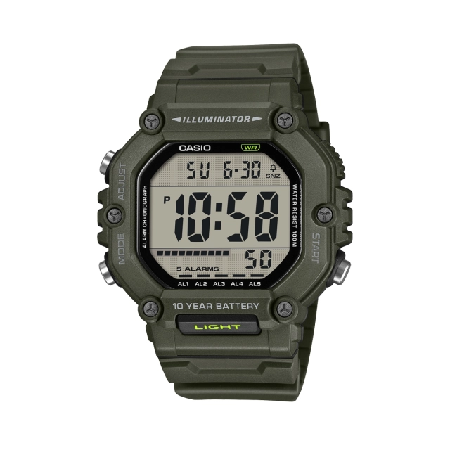 Casio CASIO SPORT COLLECTION Mod. OVERSIZE 10 YEARS BATTERY - GREEN