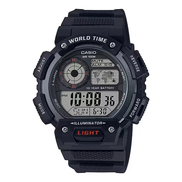 Casio Collection & Vintage CASIO ILLUMINATOR WORLDTIME