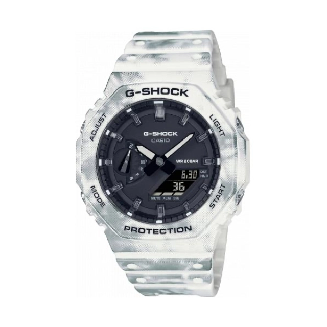 Casio CASIO G-SHOCK Mod. OAK - ALPINE CAMO SERIE Special Edt. SNOW CAMOUFLAGE + Extra Case & Strap **Special Price***