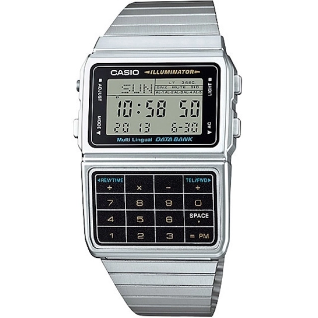 Casio Collection & Vintage CASIO DATABANK CALCULATOR STEEL - Matt case