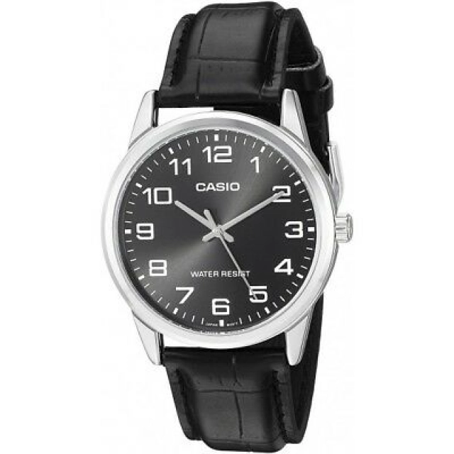 Casio CASIO COLLECTION Mod. ONLY TIME. LEATHER - BLACK