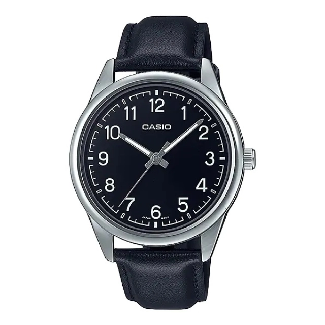 Casio CASIO COLLECTION Mod. CASUAL , LEATHER - BLACK