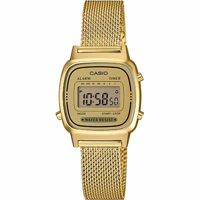 Casio Collection & Vintage Orologio CASIO VINTAGE LADY GOLD MESH GOLD Unisex