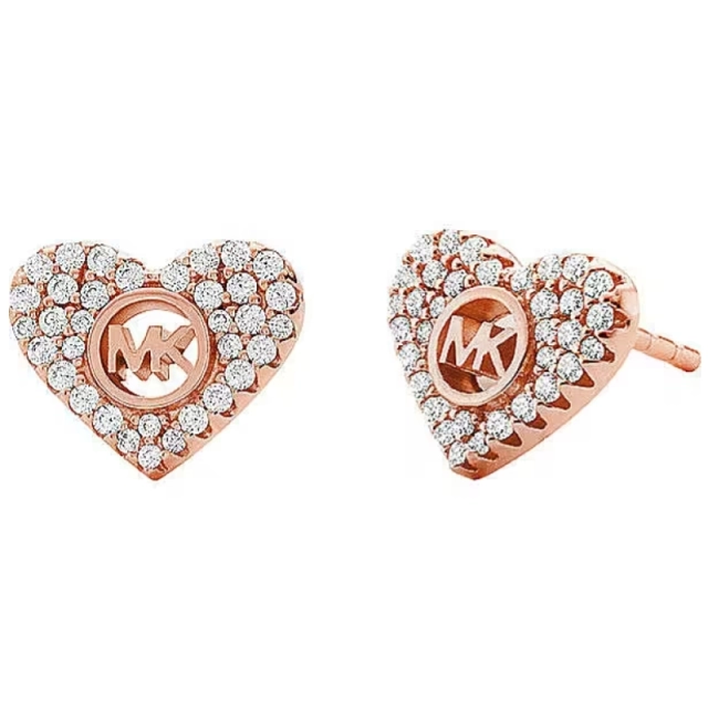 Michael Kors MICHAEL KORS PREMIUM SILVER COLLECTION Mod. HEART STUD