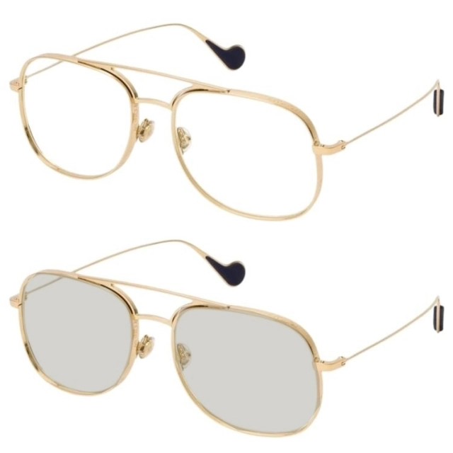 Moncler MONCLER SUNGLASSES Mod. PHOTOCHROMIC SHINY PALE GOLD