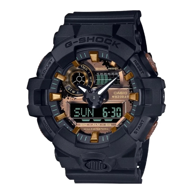 Casio CASIO G-SHOCK Mod. THE KING - XL G-SHOCK - BLACK & RUST Serie