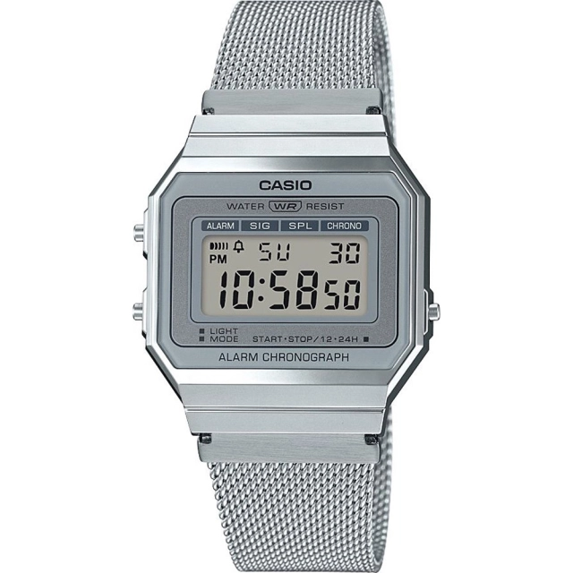 Casio Collection & Vintage Casio Vintage Argentato/Acciaio orologio unisex A700WEM-7AEF