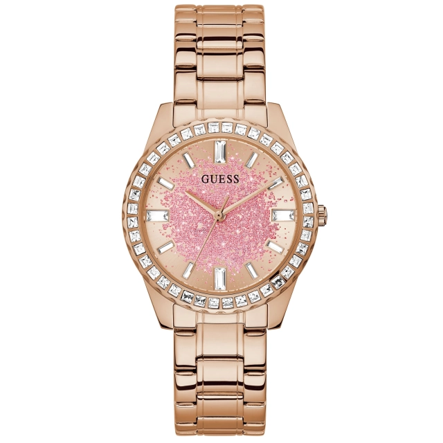 Guess GUESS GLITTER BURST - Orologio da Donna in Oro Rosa