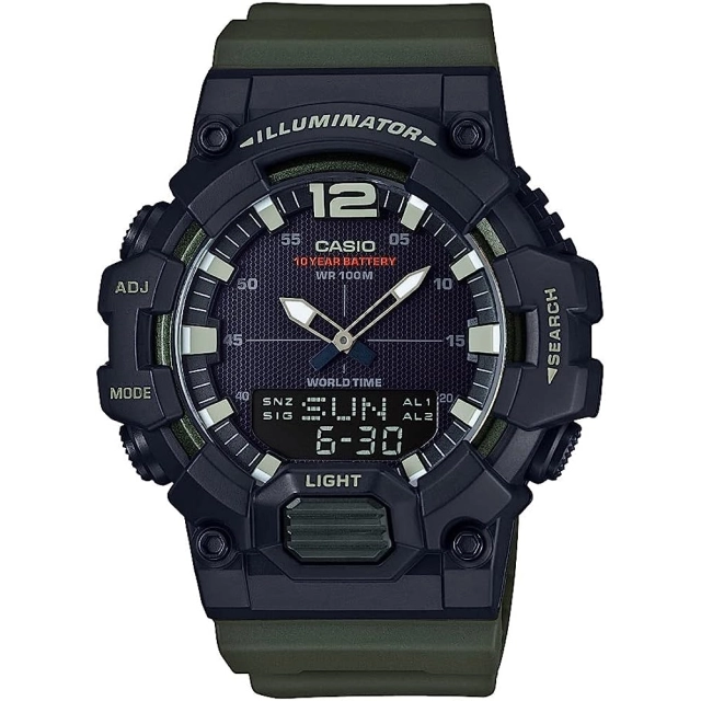 Casio CASIO ILLUMINATOR Black - Army Green