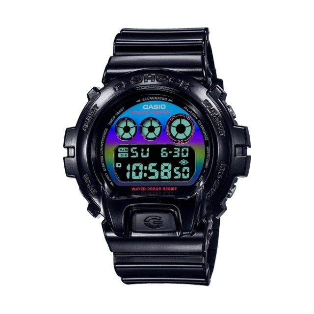 Casio CASIO G-SHOCK Mod. OVERSIZE - VIRTUAL BLACK RAINBOW SERIE ***Special Price***