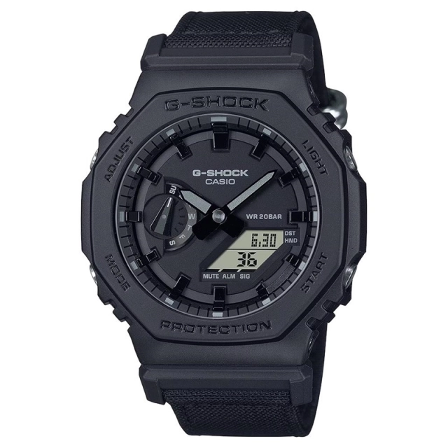 Casio CASIO G-SHOCK OAK - UTILITY BLACK con Cinturino Cordura