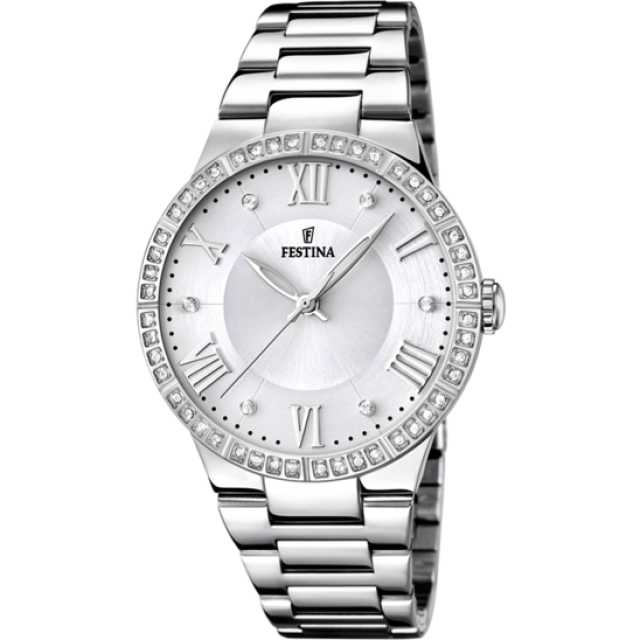 Festina OROLOGIO FESTINA BOYFRIEND F16719/1 BIANCO CON CINTURINO IN ACCIAIO, DONNA