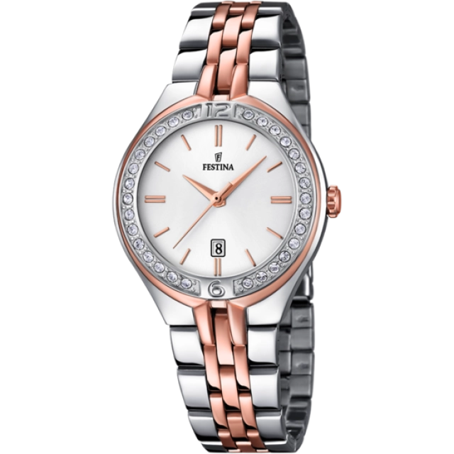 Festina OROLOGIO FESTINA MADEMOISELLE F16868/2 ARGENTO CON CINTURINO IN ACCIAIO, DONNA