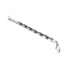 Aragonesi Bracciale Leon in acciaio 316L silver BR1903