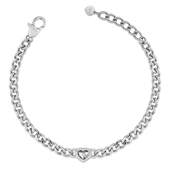 Ops Bracciale Ops in acciaio silver OPSBR-761