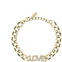 La Petite Story Bracciale La Petite Story in acciaio gold Love LPS05ASD35