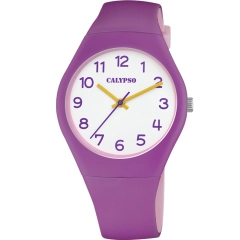 Calypso Orologio analogico Calypso in plastica viola rosa K5792/E