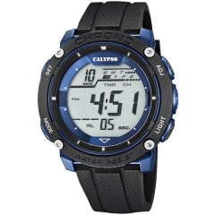 Calypso Orologio digitale Calypso in plastica blu K5820/2