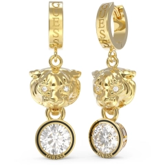 Guess EARRINGSYELLOW GOLD/BLACK JUBE01356JWYGBKT/U