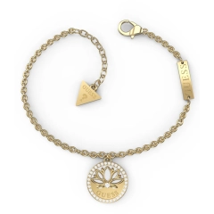 Guess Bracciale Guess Lotus in acciaio gold  JUBB01349JWYGS