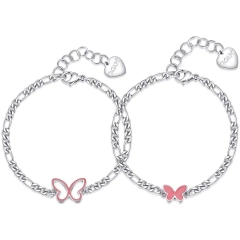 S'agapò Set Bracciali Sagapò Me and You in acciaio316L SEY21