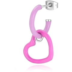 S'agapò Orecchino ear cuff Sagapò in acciaio316L rosa SVB48