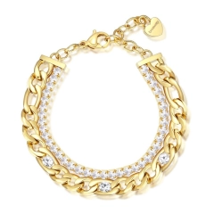 Brosway Bracciale tennis Brosway Desideri con catena gold  BEI068