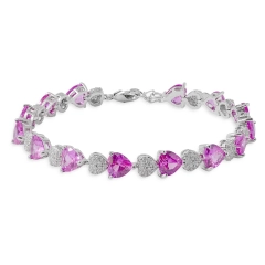 Sognami Cerimonia Bracciale tennis con cuori Sognami Cerimonia BB00155